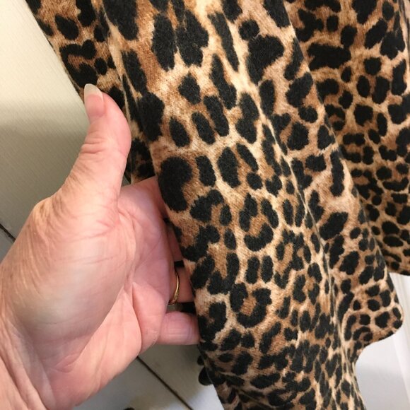 Beeson River Brushed Leopard Print A-Line Dress - Picture 4 of 6